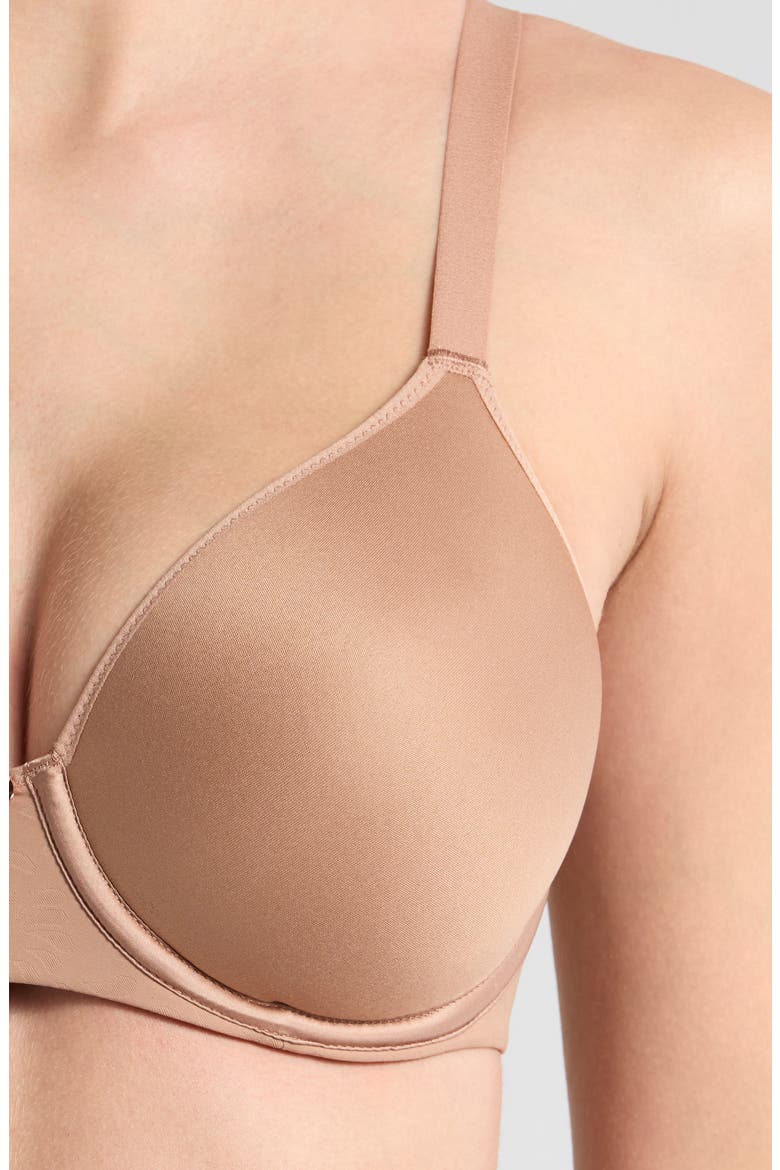 Comfort Chic Back Smoothing T-Shirt Bra, Alternate, color, COFFEE LATTE-02T