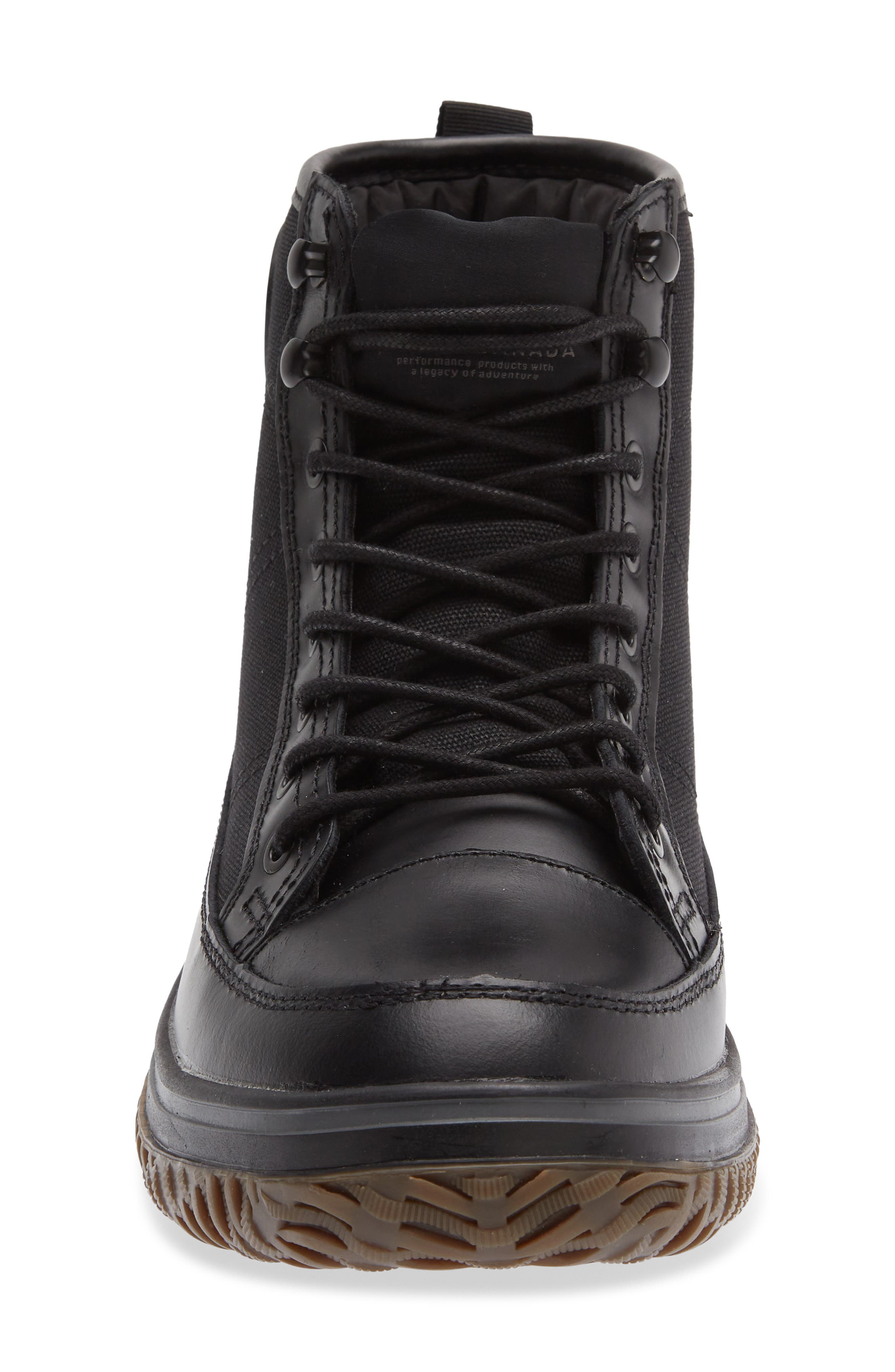 Trev Leather Weather Boot, Alternate, color, BLACK