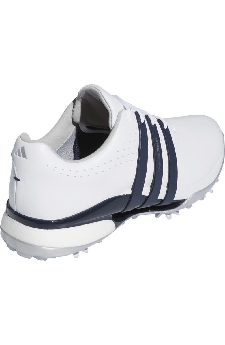 adidas Golf Tour360 24 Boost<sup>™</sup> Golf Shoe, Alternate, color, White/ Collegiate Navy/ Silver