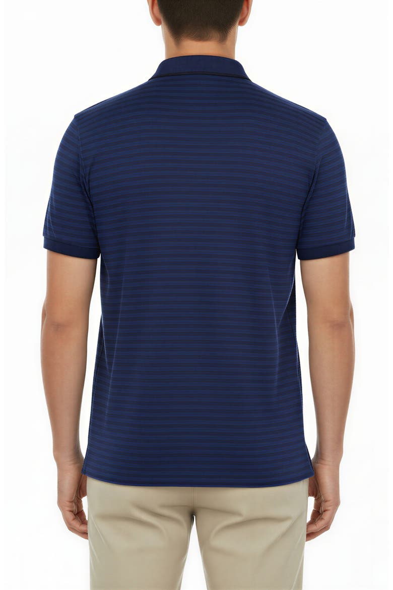 Tipped Knit Polo, Alternate, color, NAVY