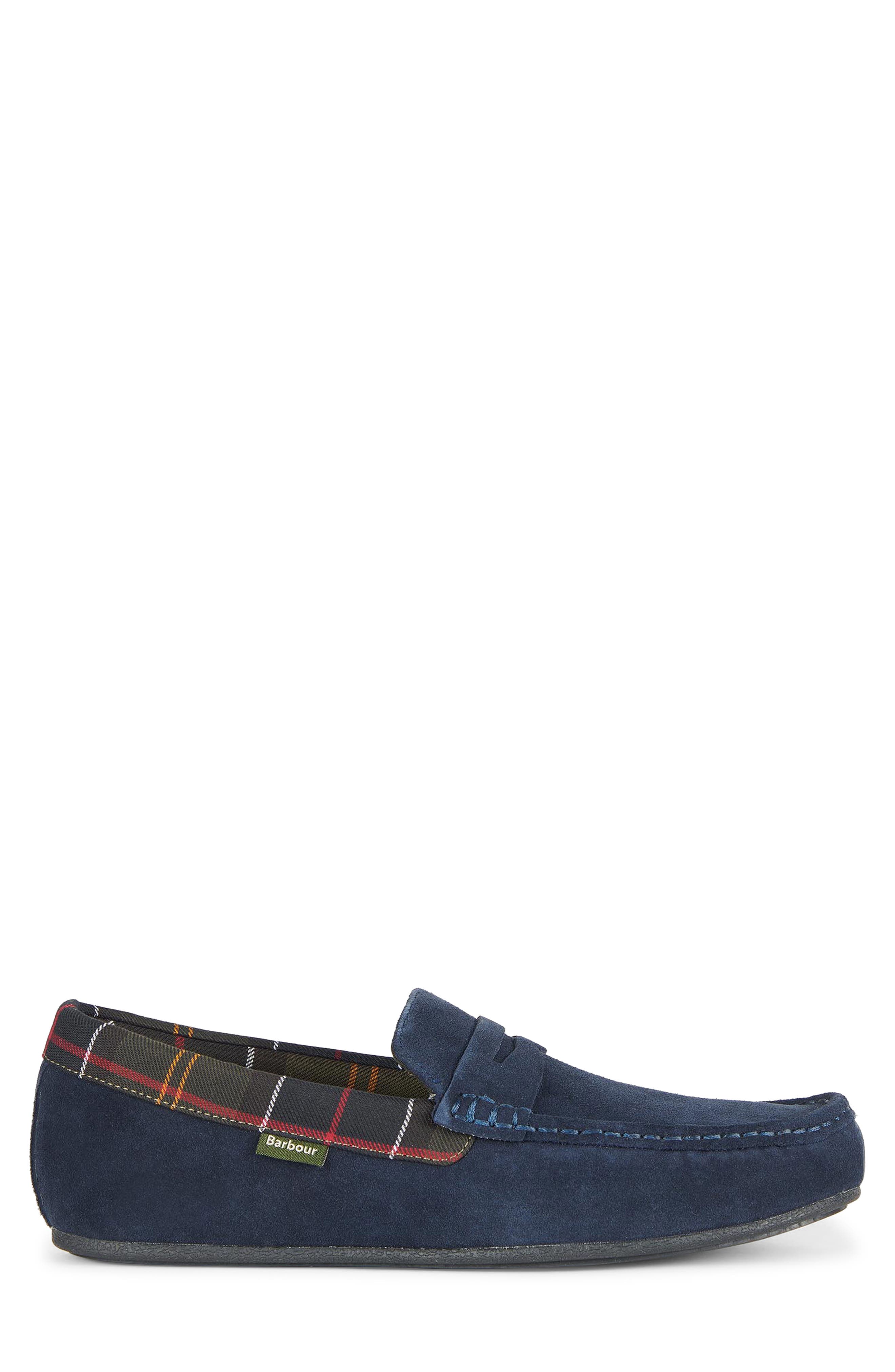 Barbour Porterfield Slipper, Alternate, color, Navy