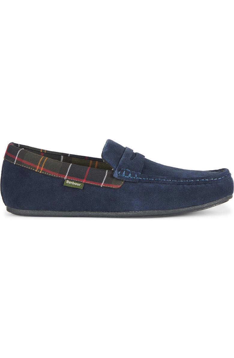 Barbour Porterfield Slipper, Alternate, color, Navy