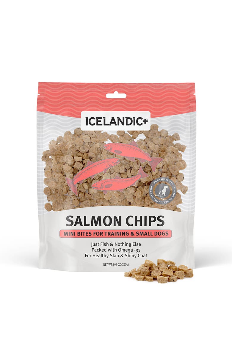 ICELANDIC+ Salmon 9Oz Dog Treats, For Training & Small Dogs, Main, color, Multicolored