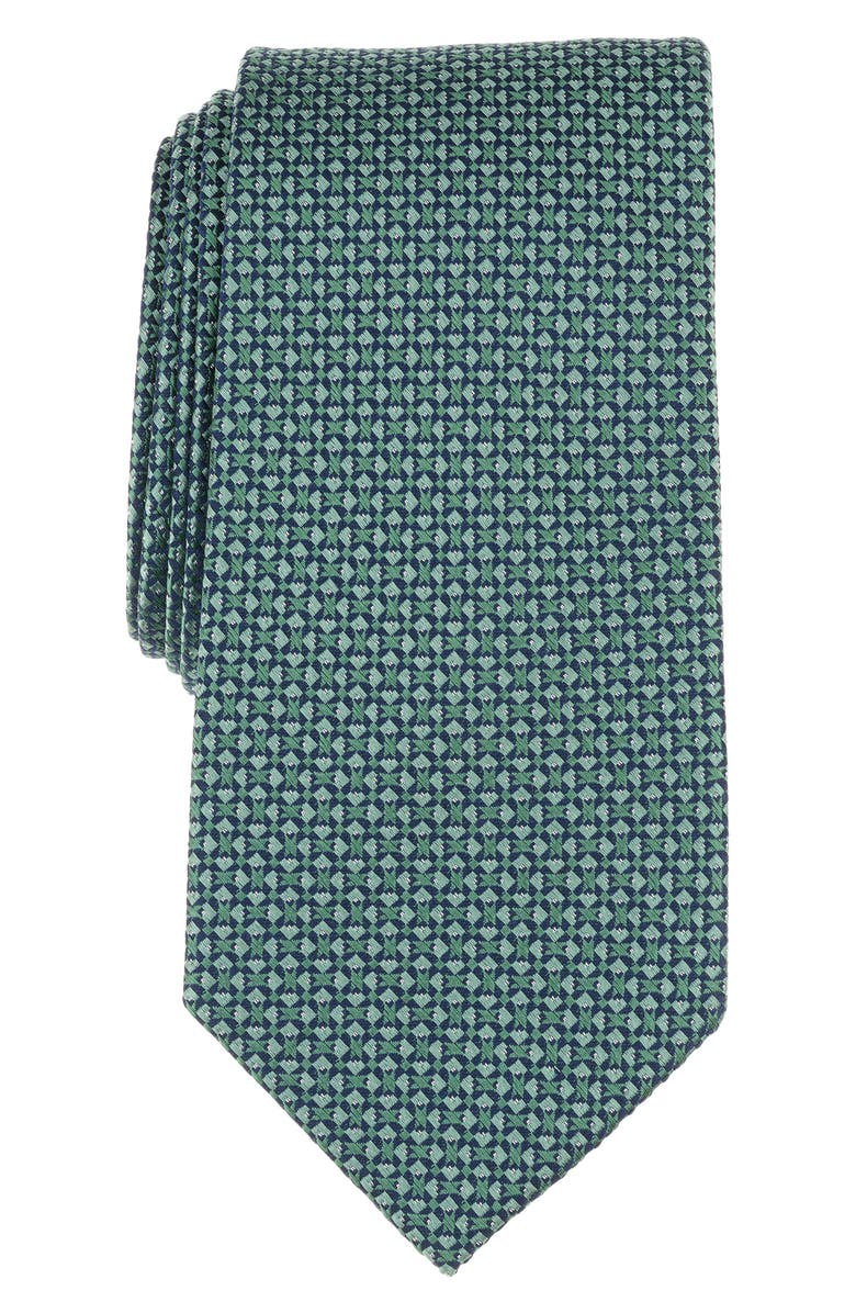 Ted Baker Langstong Dot Silk Tie, Main, color, Green