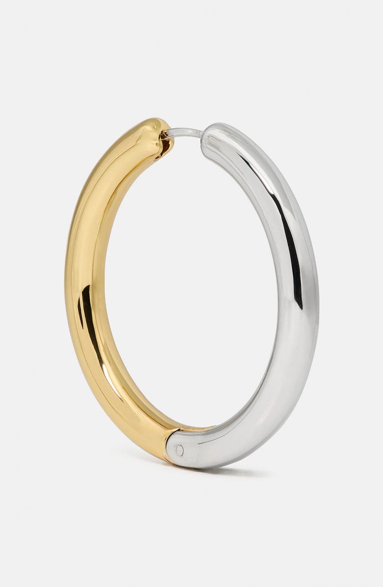 Kate Spade New York mixed metal hoop earrings, Alternate, color, 
