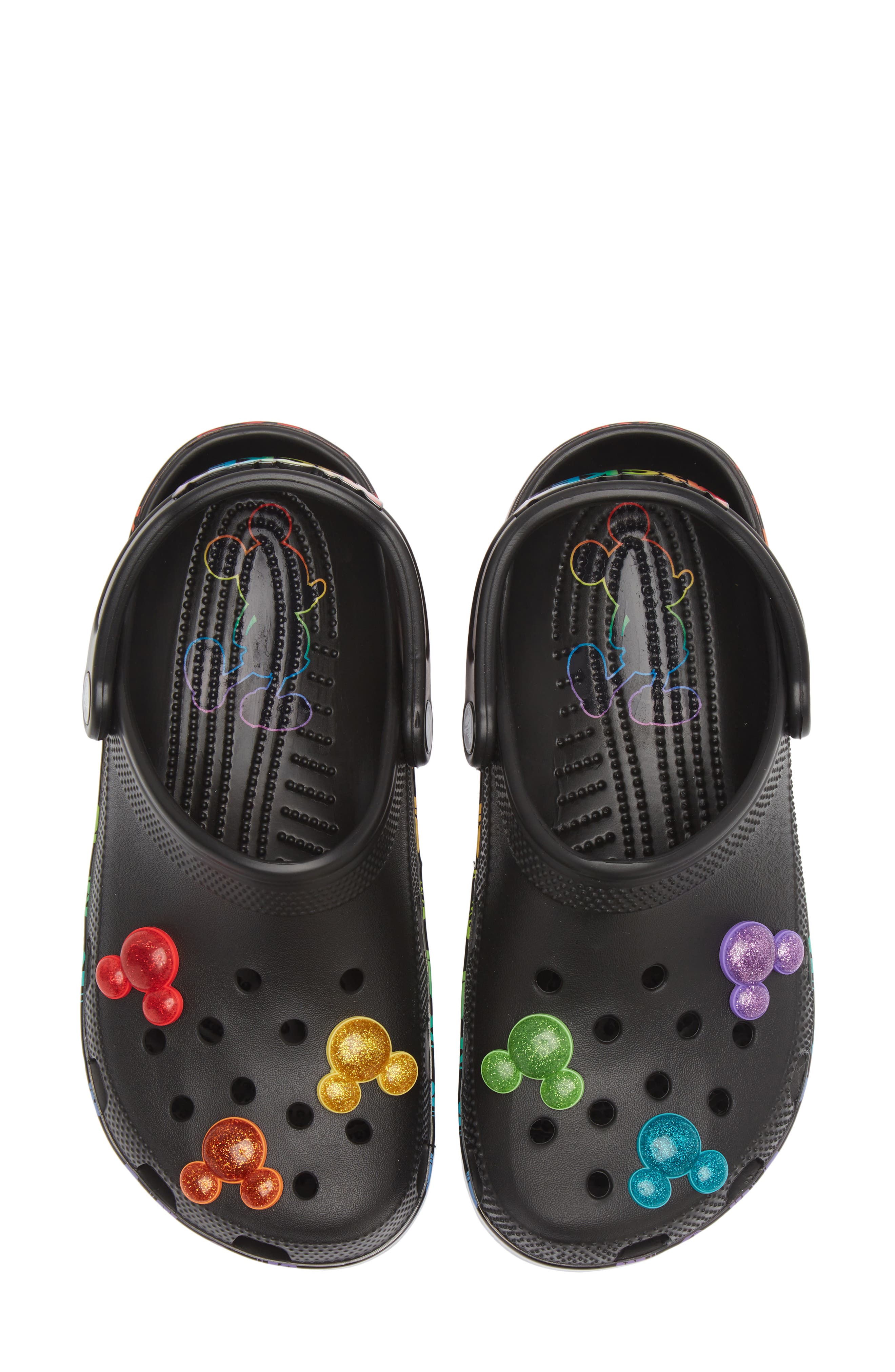 CROCS Classic Disney Rainbow Celebration Clog, Alternate, color, 