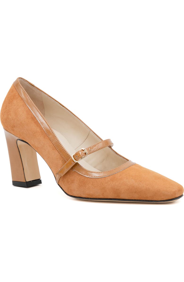 Amalfi by Rangoni Flavio Mary Jane Pump, Main, color, Whiskey Cashmere Match Vernice