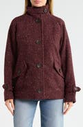 Sam Edelman Tweed Jacket with Wing Collar
