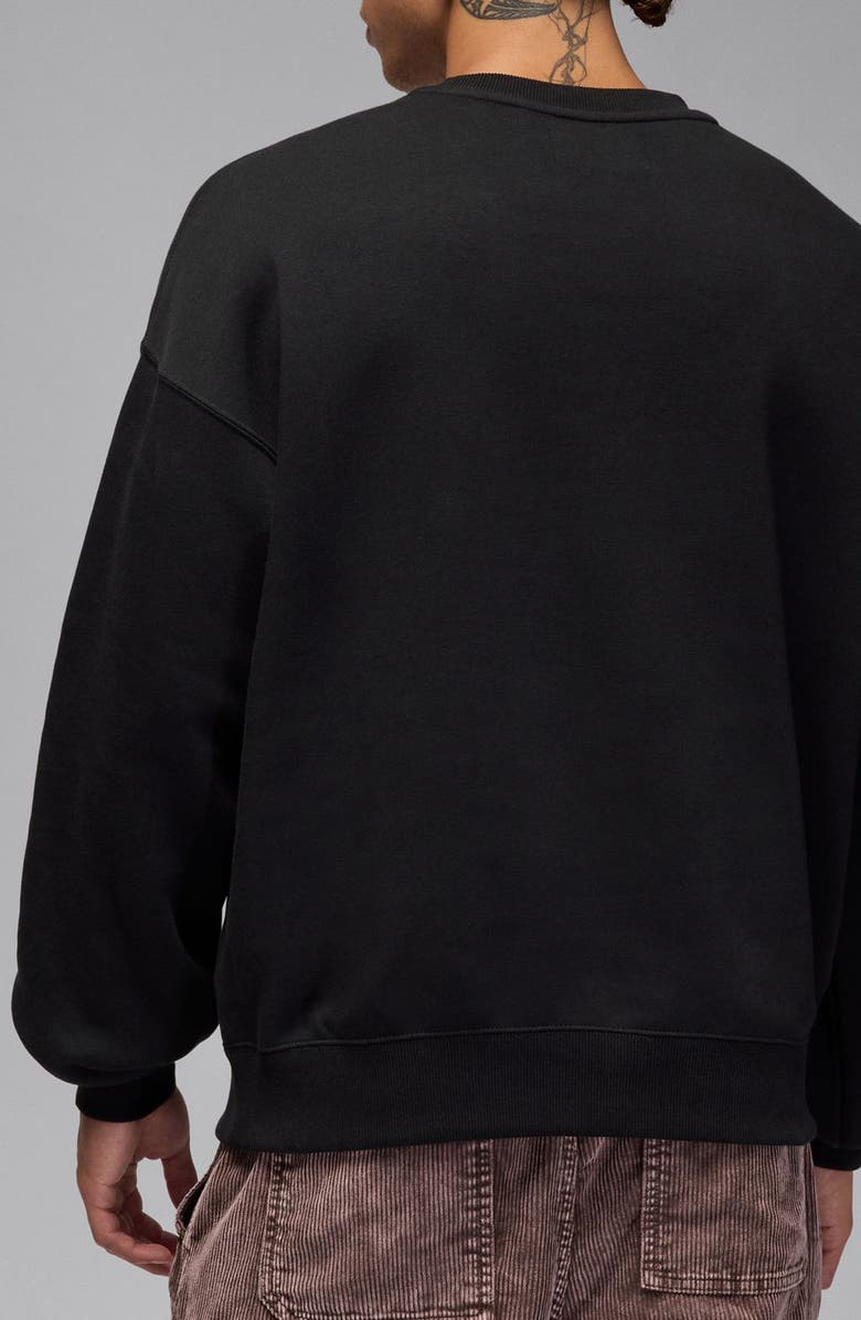 Jordan Holiday Tree Graphic Sweatshirt, Alternate, color, Black/ Gym Red