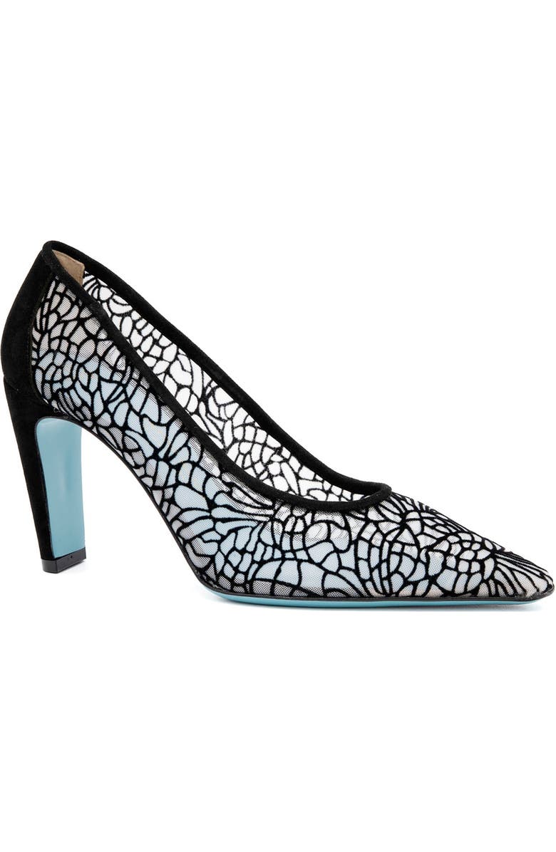 Valentina Rangoni Folgorata Mesh Pump, Main, color, Beige Catterdale Mesh