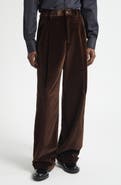 Dolce&Gabbana Satin Trim Velveteen Pants
