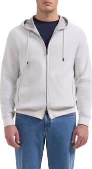 Bugatchi Piqué Zip Hoodie