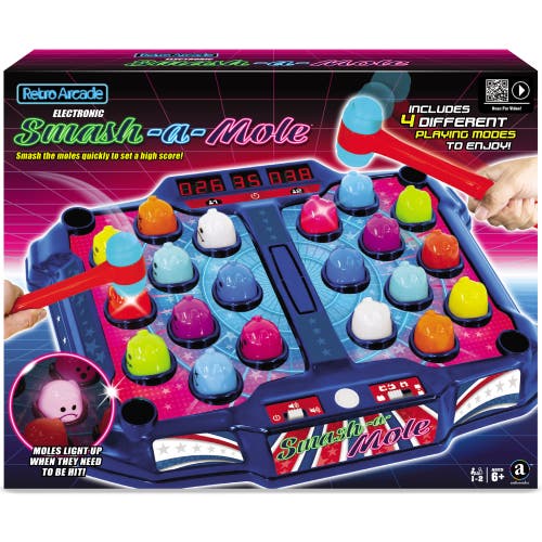 Ambassador Games Electronic Smashamole Tabletop Game, 6+ in Multicolored  product