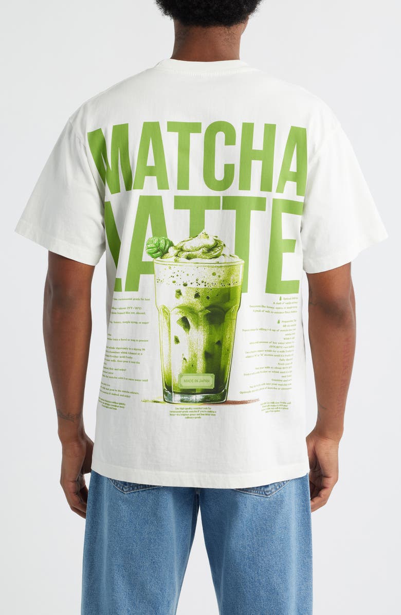ID Supply Co Matcha Cotton Graphic T-Shirt, Alternate, color, White