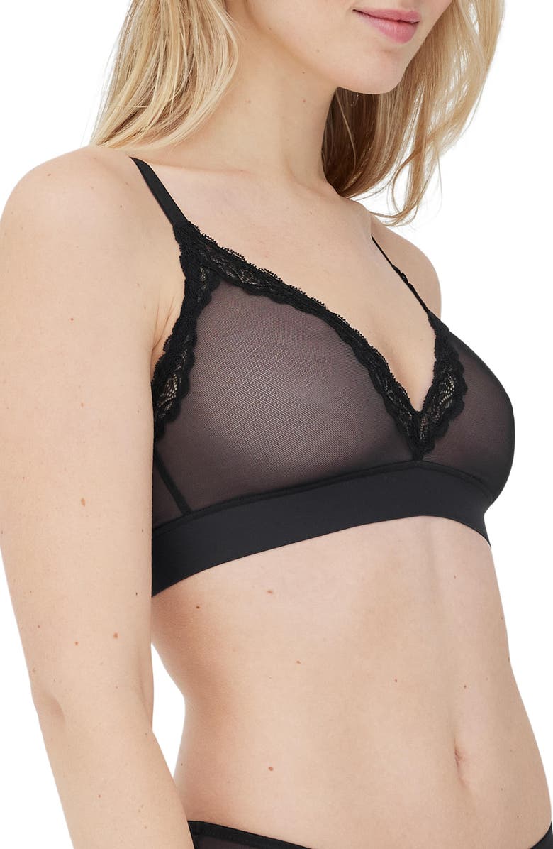 Skarlett Blue Passion Bralette Bra, Alternate, color, Black