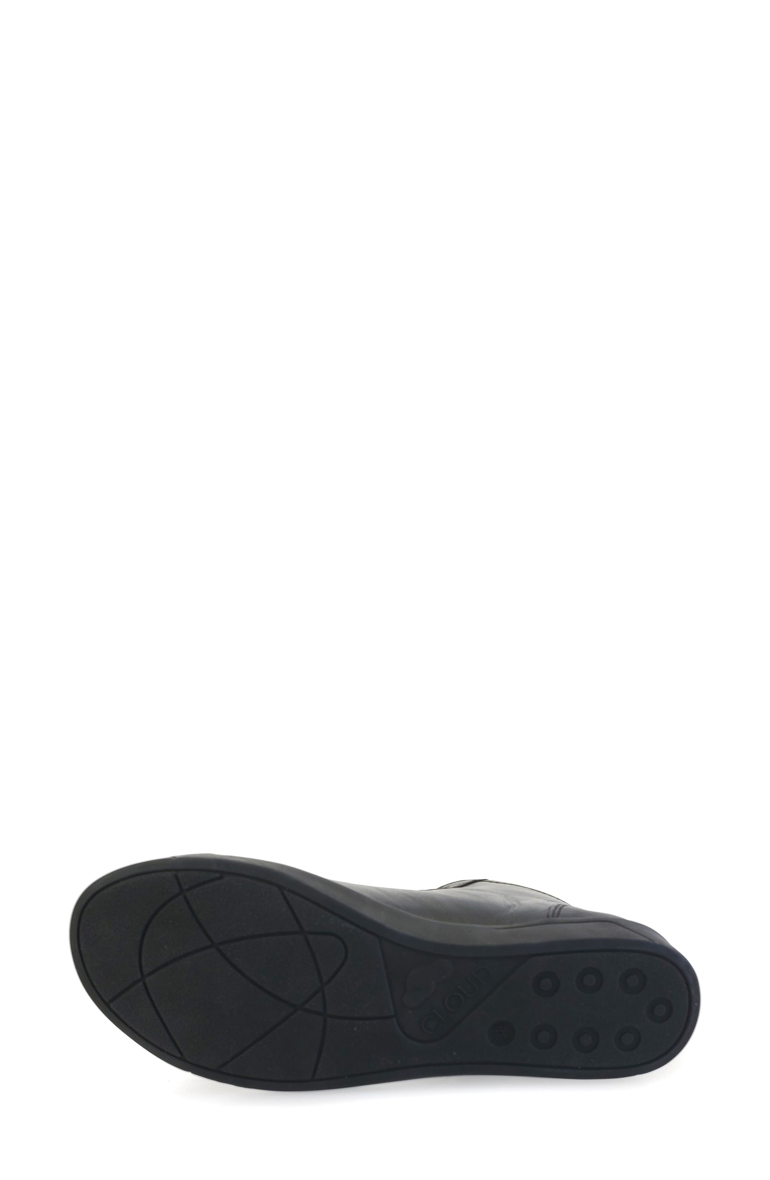 Aika High Top Sneaker, Alternate, color, ALL BLACK LEATHER