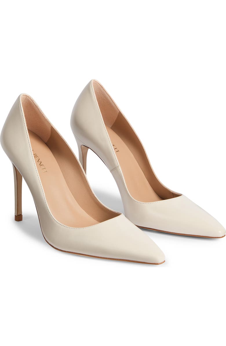 LK Bennett Fern Pointed Toe Pump, Main, color, Ecru