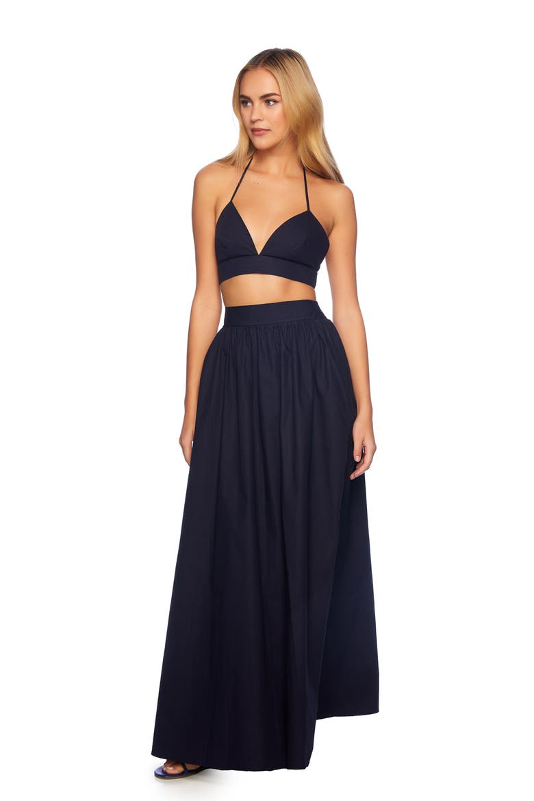 Poplin Crop Camisole, Alternate, color, MIDNIGHT