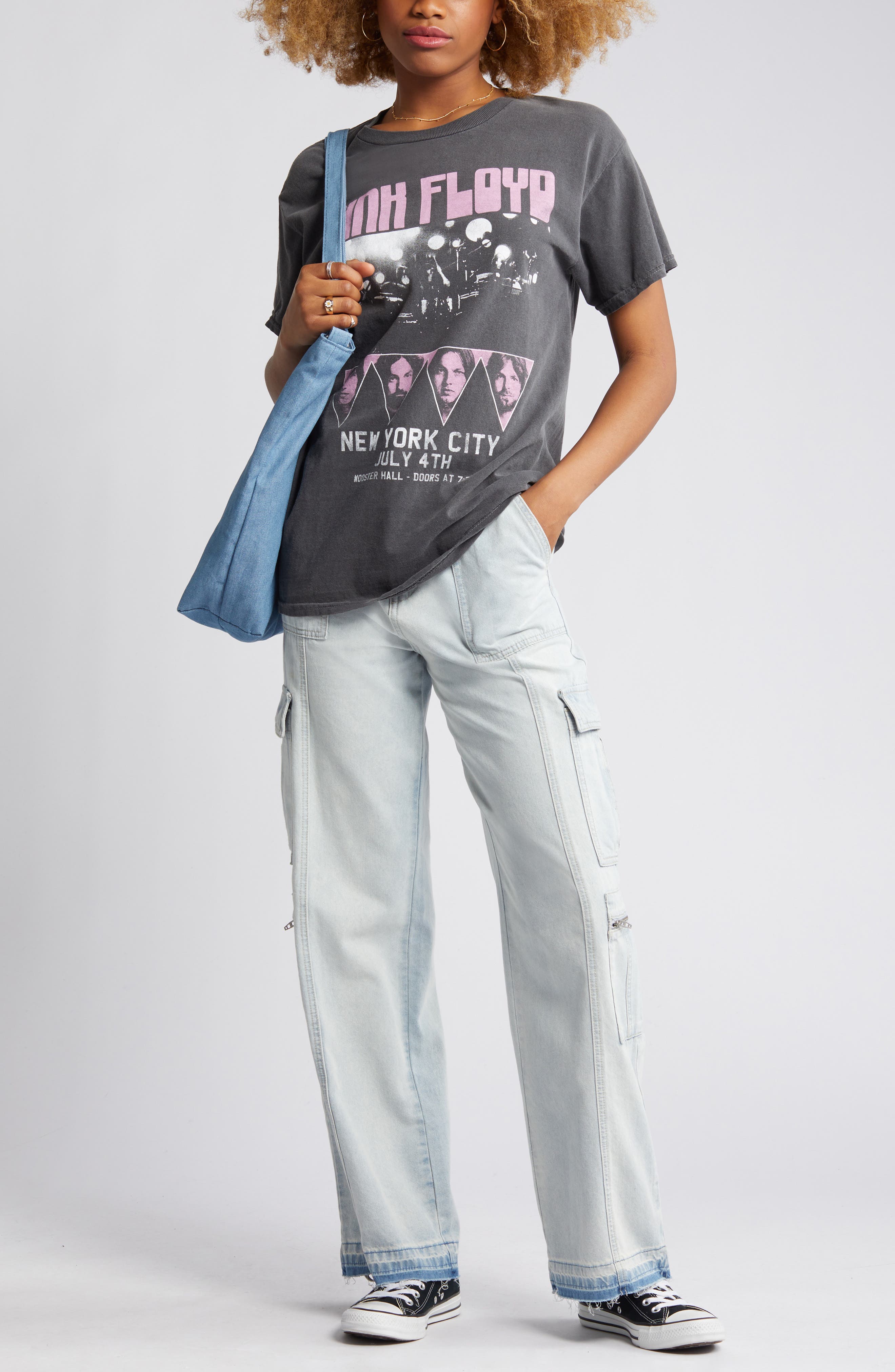 Vinyl Icons Pink Floyd Cotton Graphic T-Shirt (Women) | Nordstrom