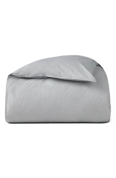 Organic Crinkled Percale™ Duvet Cover