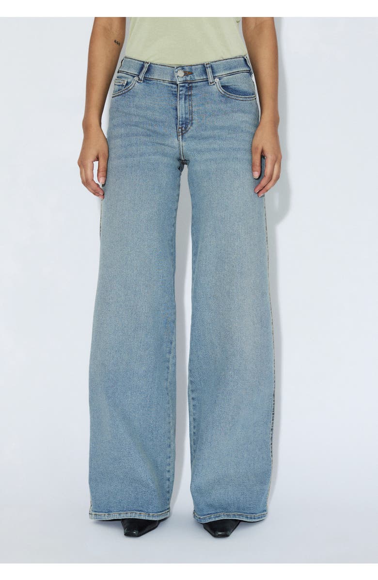 Dr. Denim Zila Mid Wide Jeans, Alternate, color, Cape Light Vintage