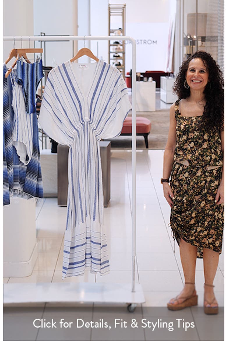Leila Embroidered Cotton Blend Cover-Up Sundress video