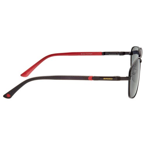 Breed Gotham Polarized Sunglasses In Black/black