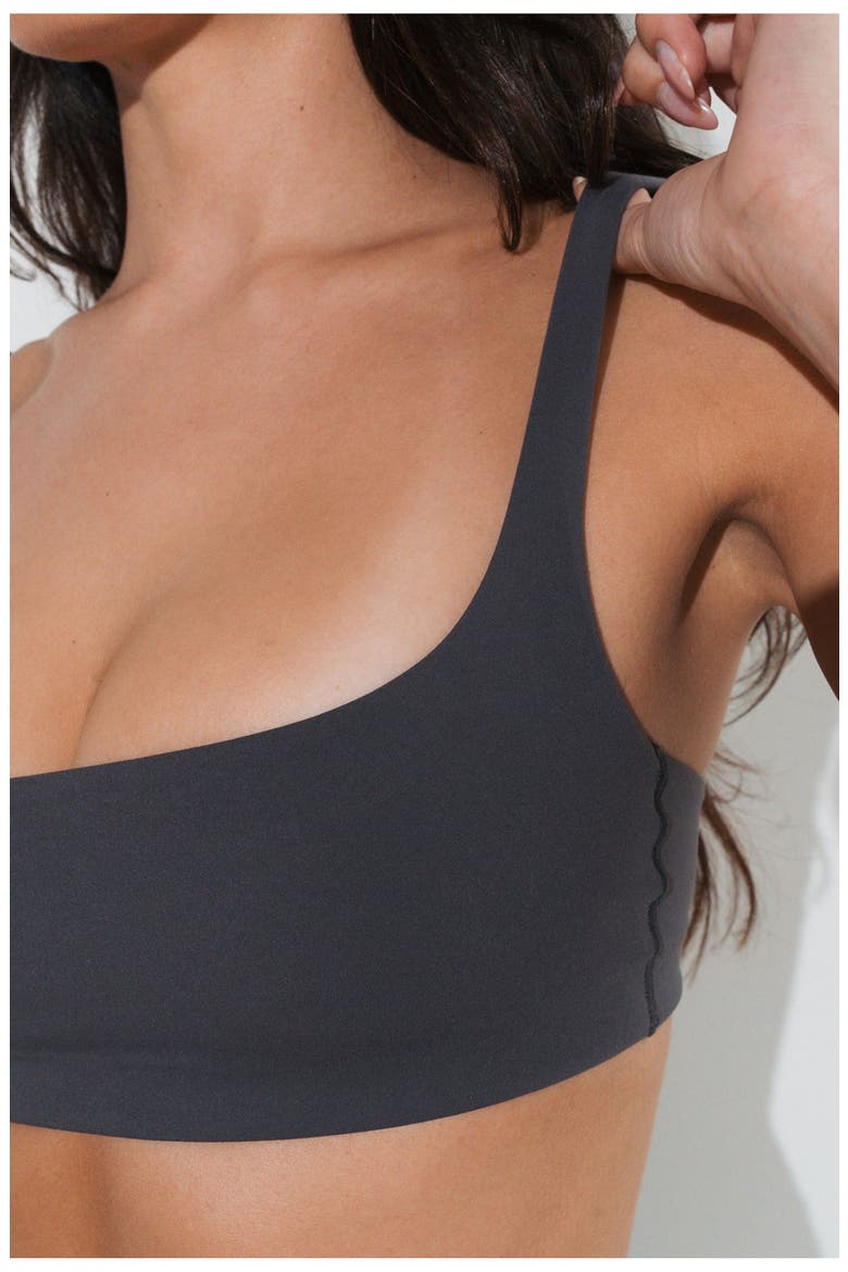 Cloud II Petite Scoop Bra, Alternate, color, Iron