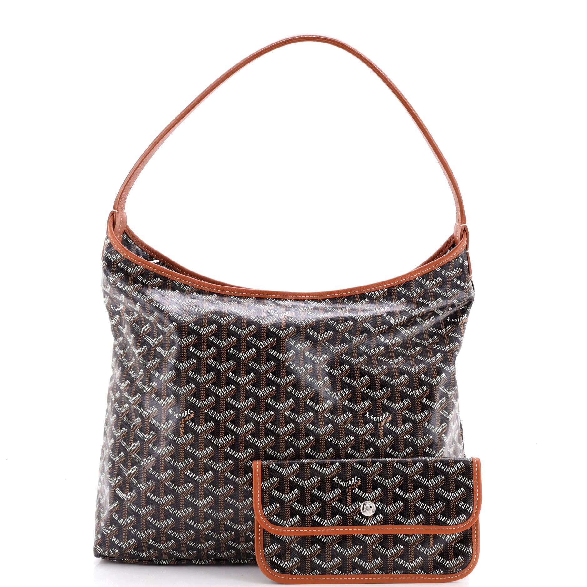 Boheme Hobo Coated Canvas, Alternate, color, Brown