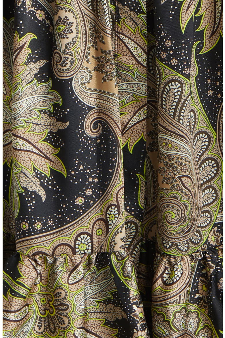Print Long Sleeve Maxi Shirtdress, Alternate, color, NATURAL MULTI