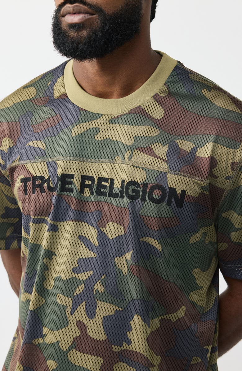 True Religion Sport Mesh Tee, Alternate, color, 