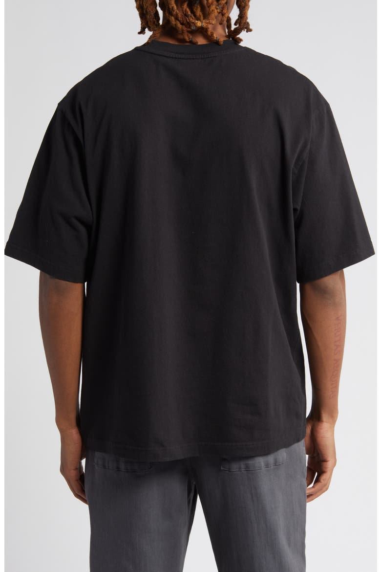 Bored Cotton Graphic T-Shirt, Alternate, color, BLACK