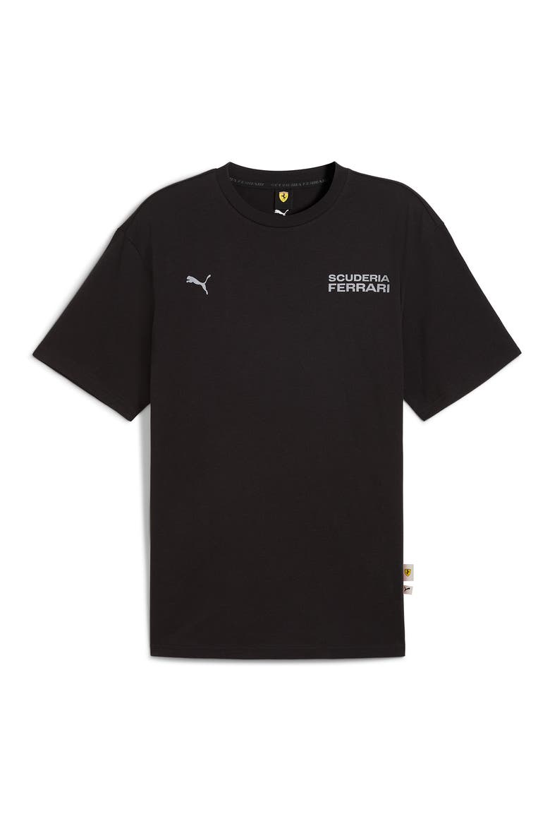 Scuderia Ferrari Lifestyle Graphic T-Shirt, Alternate, color, PUMA BLACK
