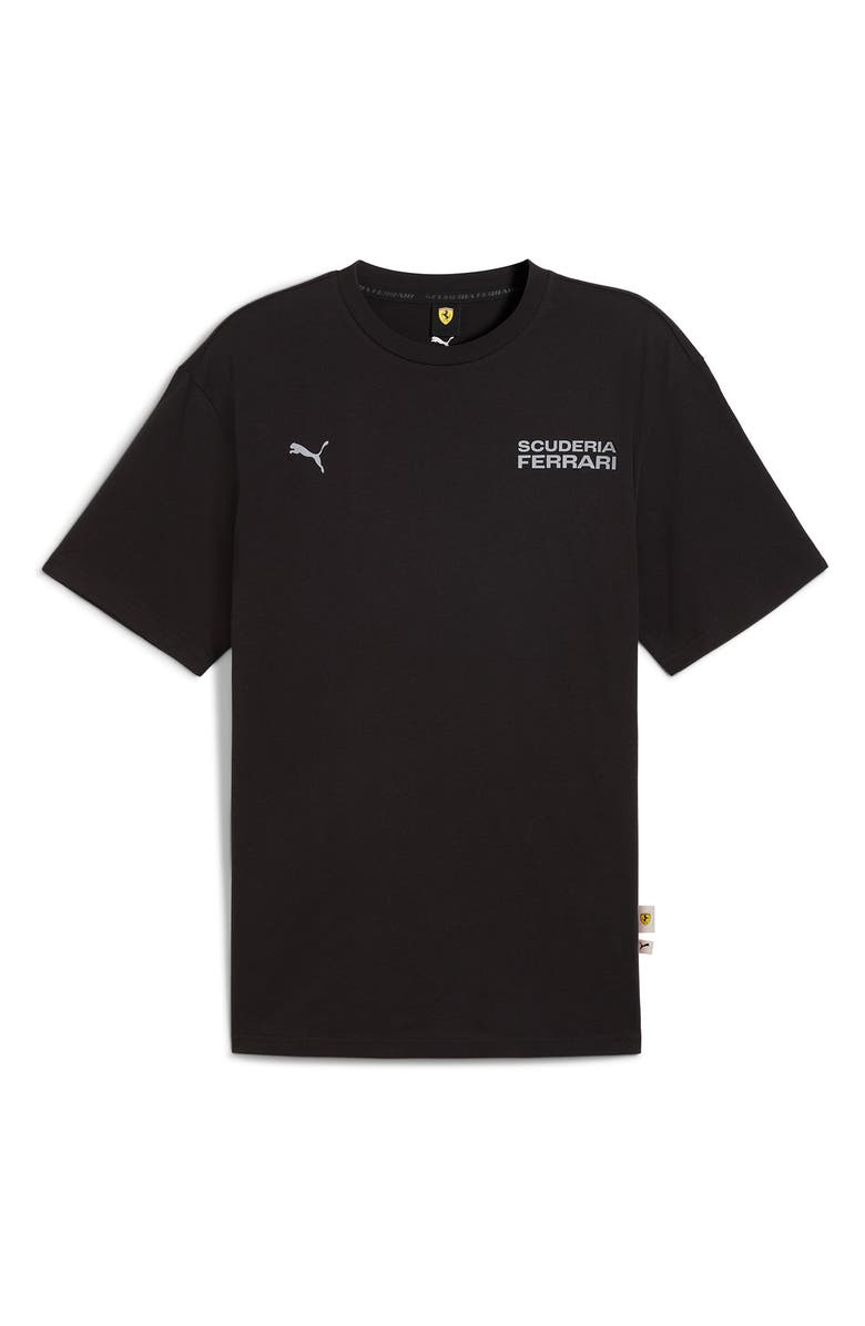 PUMA Scuderia Ferrari Lifestyle Graphic T-Shirt, Main, color, Puma Black