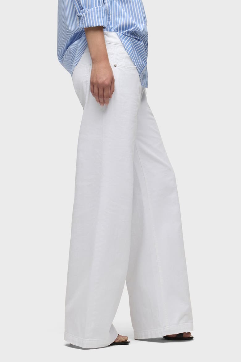 Rylee Drawstring Loose Straight, Alternate, color, WHITE
