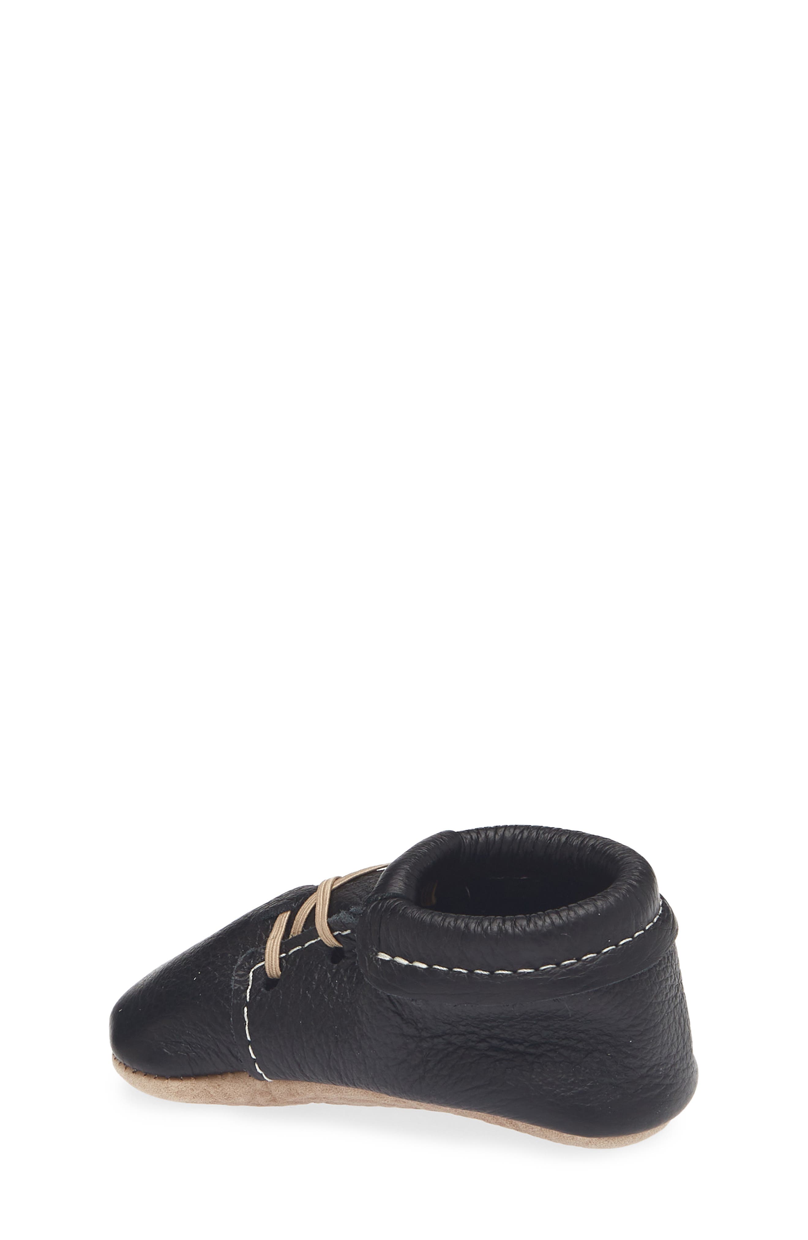 Kids' Leather Oxford Shoe, Alternate, color, EBONY