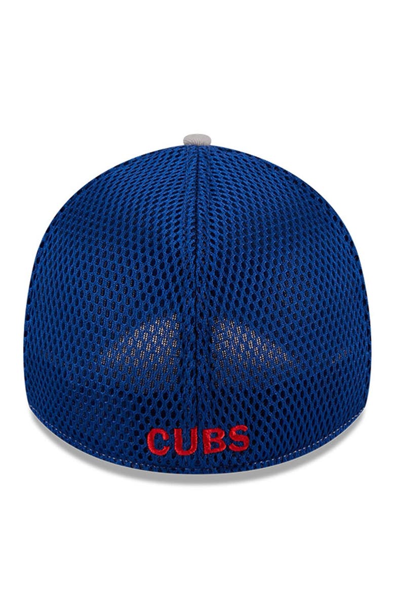New Era Men's New Era Gray Chicago Cubs Pipe 39THIRTY Flex Hat, Alternate, color, 