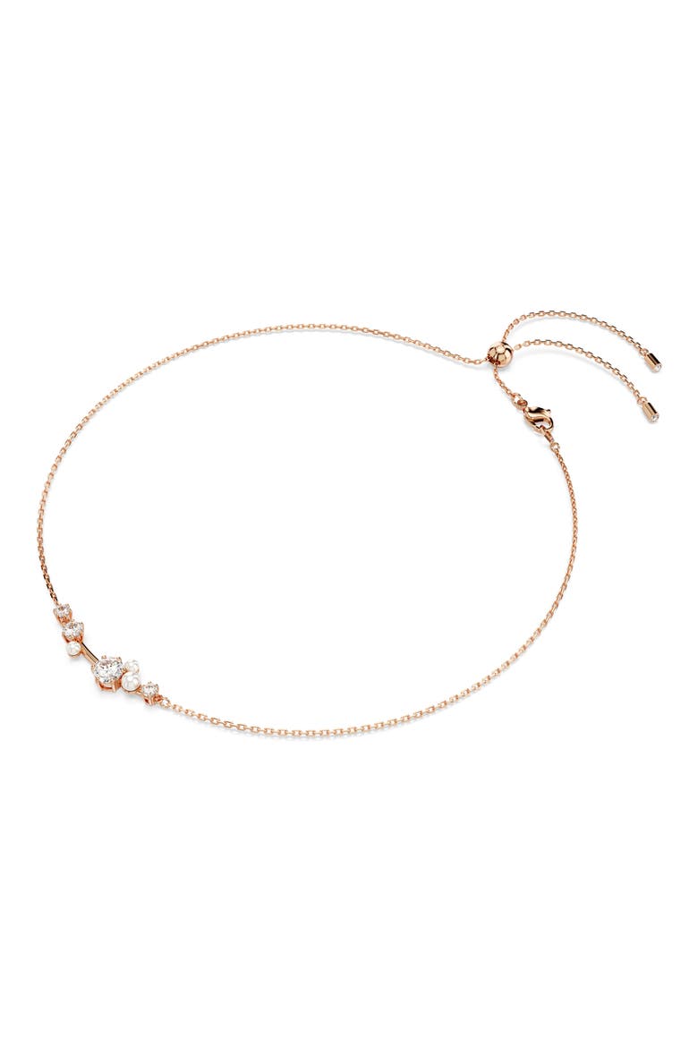 Constella Necklace, Alternate, color, WHITE/ SILVER