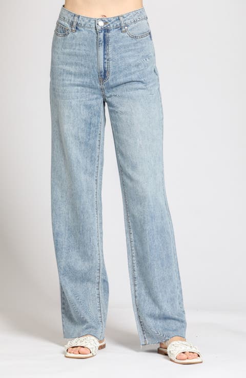 Featherweight Wide Leg Jeans