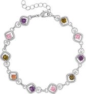 FZN Heart Link Cubic Zirconia Bracelet