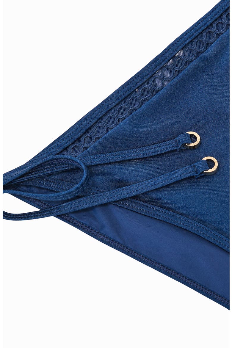 Hennel Side Tie Bikini Briefs, Alternate, color, BLUE