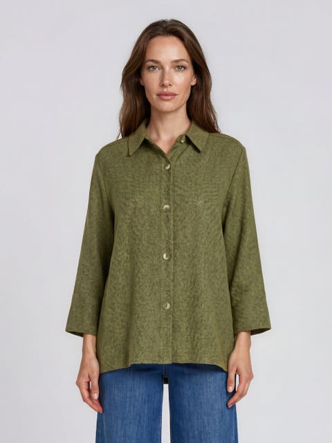 Button-Down Shacket