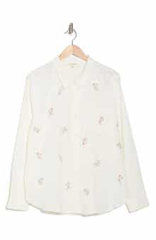Lucky Brand Floral Cotton Button-Up Shirt