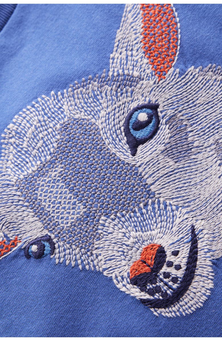 Mini Boden Kids' Lamb Superstitch Embroidered Cotton Graphic T-Shirt, Alternate, color, 