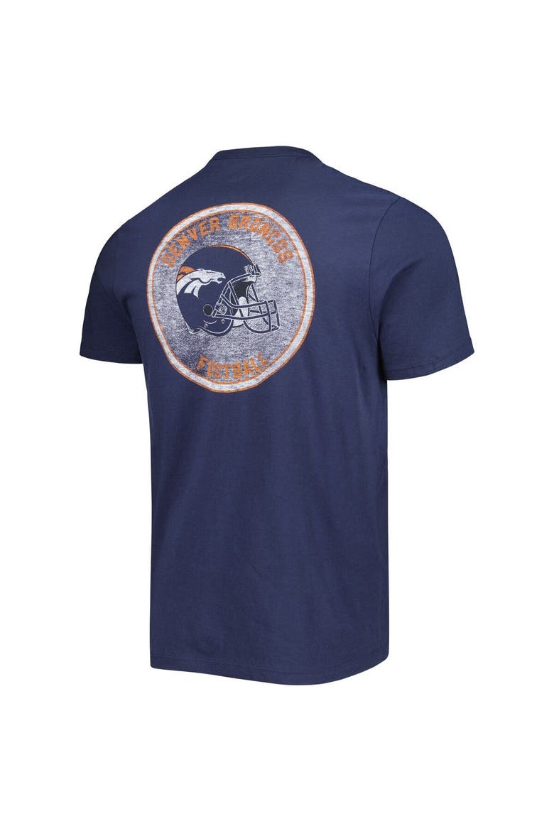 Men's '47 Navy Denver Broncos Open Field Franklin T-Shirt, Alternate, color, Navy