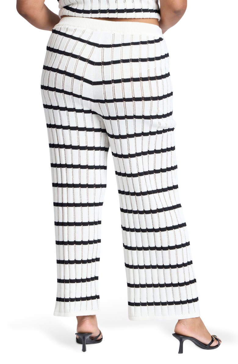 ELOQUII Wide Leg Sweater Pants, Alternate, color, 