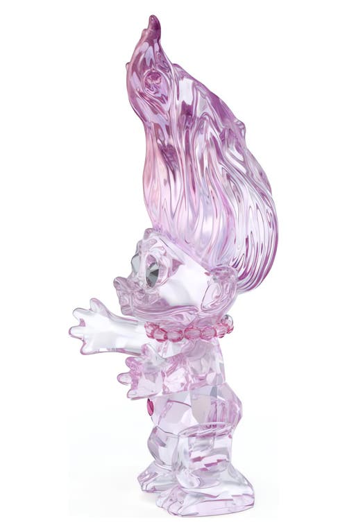 Swarovski Good Luck Crystal Troll In Pink