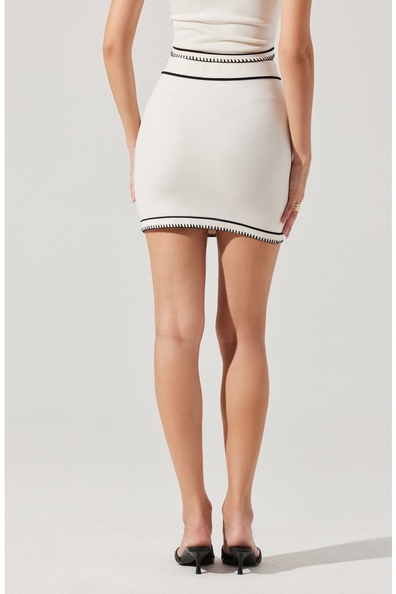 Sessy Sweater Miniskirt, Alternate, color, WHITE