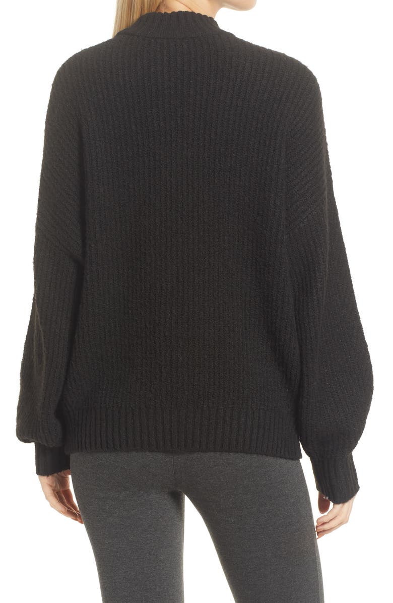 Halogen<sup>®</sup> Oversize Mock Neck Sweater, Alternate, color, 