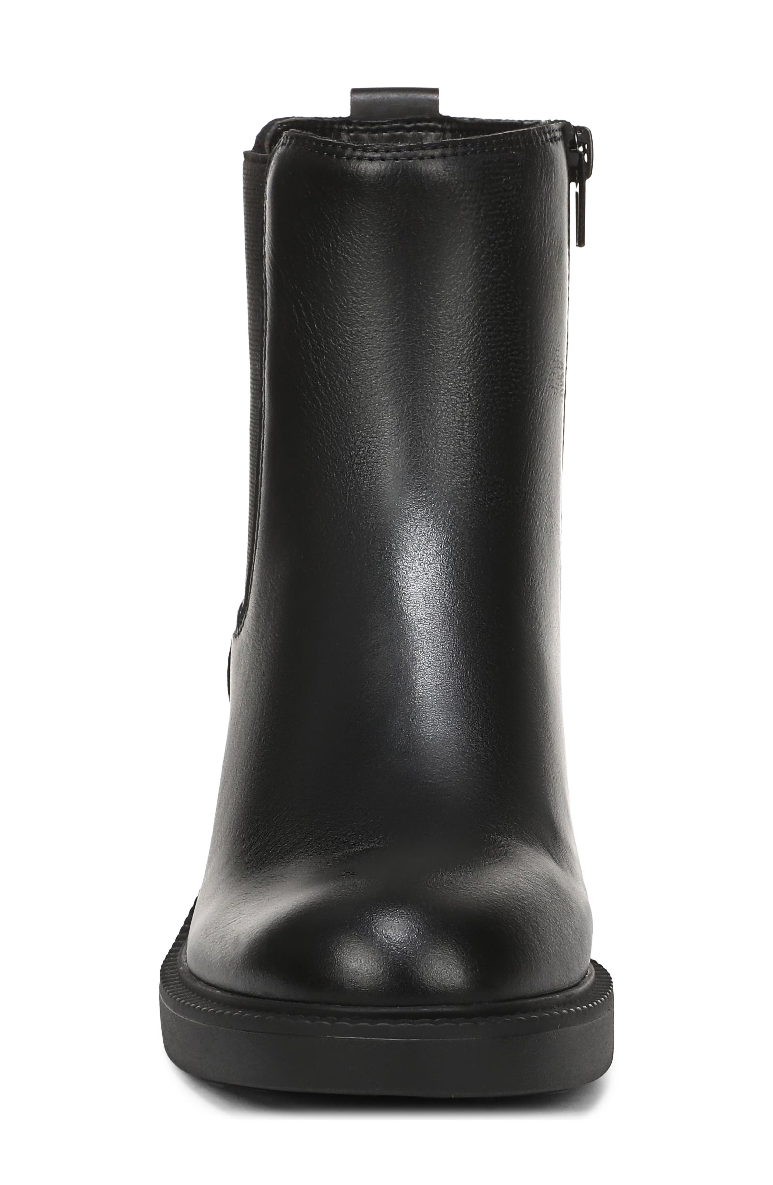 Tallulah Leather Bootie, Alternate, color, BLACK LEATHER